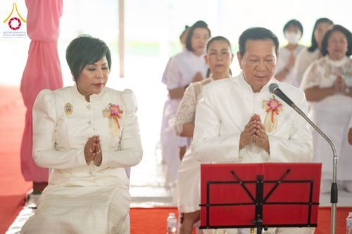 ภาพ No.250288:วันอังคารที่ 7 ตุลาคม พ.ศ. 2568 พิธีทอดผ้าป่าเพื่อสร้าง "ลานอเนกประสงค์พญานาค 4 ตระกูล" ณ พุทธอุทยานนานาชาติ อ.โพนพิสัย จ.หนองคาย