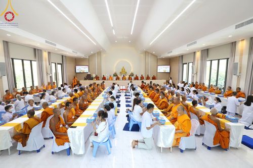 พิธีถวายมหาสังฆทานคณะสงฆ์ 88 รูป ฉลองครบรอบ 8 ปี ศูนย์ปฏิบัติธรรมพัทลุง วันที่ 21 สิงหาคม พ.ศ.2566