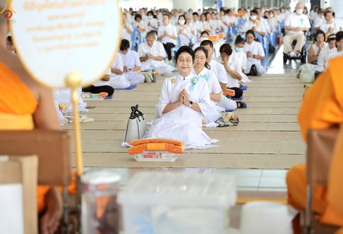 ภาพ No.234844:วันศุกร์ที่ 25 กรกฎาคม พ.ศ. 2568 (วันพระ แรม 15 ค่ำ เดือน 8) พิธีบุพเปตพลี ครั้งที่ 167 ร่วมอุทิศบุญแด่หมู่ญาติที่ล่วงลับไปแล้ว และสืบทอดอายุพระพุทธศาสนา ณ หอฉันคุณยายอาจารย์ฯ วัดพระธรรมกาย