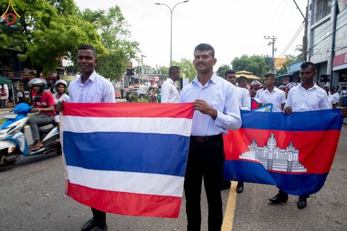 ภาพ No.139862:PhotoStory มหาศรัทธา ธรรมยาตราศรีลังกา EP.2 พิธีเปิดโครงการสยาม-ลังกา ธรรมยาตรา ฉลองเทศกาลวิสาขบูชาแห่งชาติ ศรีลังกา บูชาธรรม 80 ปีหลวงพ่อธัมมชโย เมื่อวันที่ 17 พฤษภาคม พ.ศ. 2567