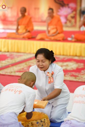 ภาพ No.216371:วันเสาร์ที่ 5 เมษายน พ.ศ. 2568 พิธีขอบรรพชา พิธีขอสรณคมน์และศีล พิธีขอนิสสัย พิธีถวายบาตร ในโครงการบรรพชาสามเณรฟื้นฟูพระพุทธศาสนาทั่วไทย  ณ วัดพระพุทธบาท ราชวรมหาวิหาร ต.ขุนโขลน อ.พระพุทธบาท จ.สระบุรี