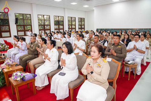 ภาพ No.315145:วันจันทร์ที่ 23 มีนาคม พ.ศ. 2569 พิธีบำเพ็ญกุศล คุณพ่อณรงค์ จินตมากุล  สิริอายุ 99 ปี 11 เดือน โยมบิดา พระครูปลัดรัตนวีรวัฒน์ (รังสฤษดิ์ อิทฺธิจินตโก) ที่ปรึกษาเจ้าคณะจังหวัดปทุมธานี เจ้าอาวาสวัดพระธรรมกาย  ณ ห้องปลูกศรัทธา 2 วัดพระธรรมกาย ปทุมธานี