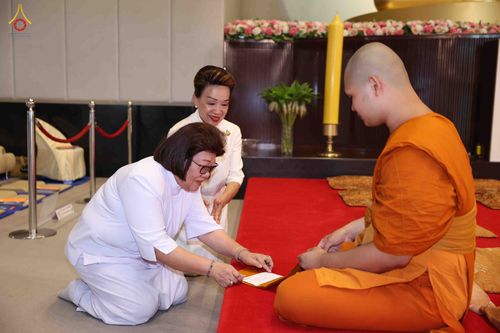 ภาพ No.341911:วันพุธที่ 29 กรกฎาคม พ.ศ. 2569 พิธีอุปสมบทสามเณรประโยค 9 นาคในพระบรมราชานุเคราะห์ ณ โบสถ์พระไตรปิฏก วัดพระธรรมกาย
