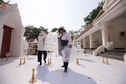 ภาพ No.115985:V.15 สามัคคี การเตรียมงาน เก็บงาน การรับบุญของเจ้าหน้าที่หน่วยงานต่างๆ เพื่อโครงการธรรมยาตรา กตัญญูบูชามหาปูชนียาจารย์ พระมงคลเทพมุนี (สด จนฺทสโร) พระผู้ปราบมาร อนุสรณ์สถาน 7 แห่ง ปีที่ 12 ระหว่างวันที่ 2 - 31 มกราคม พ.ศ.2567