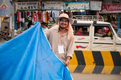 ภาพ No.317111:วันเสาร์ที่ 28 มีนาคม พ.ศ.2569 ธรรมยาตราจาริก ณ ซุ้มประตูลุมพินีเกต(Lumbini Gate) ประเทศเนปาล