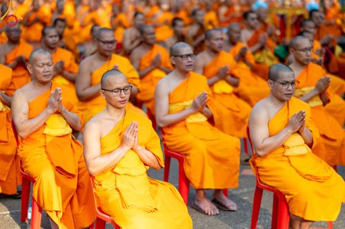 ภาพ No.310486:วันอาทิตย์ที่ 22 กุมภาพันธ์ พ.ศ. 2569 พิธีอัญเชิญพระประธาน “พระธรรมกาย” เพื่อไปประดิษฐาน ณ ธุดงเข้าสถานอำนาจเจริญ จังหวัดอำนาจเจริญ