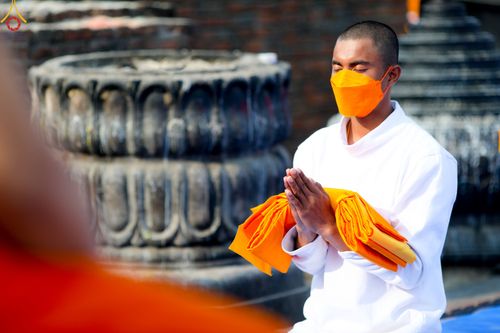 ภาพ No.77928:พิธีบรรพชาสามเณรหมู่ ณ ประเทศเนปาล วันที่ 16 มีนาคม พ.ศ. 2566