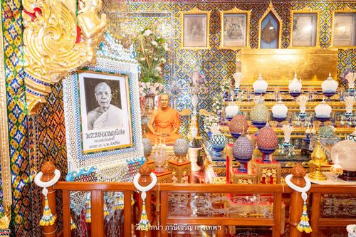 ภาพ No.342108:วันศุกร์ที่ 31 กรกฎาคม พ.ศ.2569 พระภิกษุวัดพระธรรมกาย ทำวัตรพระผู้ใหญ่เนื่องในวันเข้าพรรษา