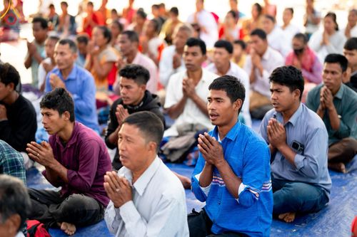 ภาพ No.130403:Photo Story ปฐมบรรพชาชาวพุทธมาร์มา Episode 3/5 วันที่ 9 กุมภาพันธ์ พ.ศ. 2567 ในโครงการบรรพชาสามเณร ครั้งแรกของชาวพุทธมาร์มา บังกลาเทศ ณ วัดธัมจักร อรัญกุฏิ เมืองรัมการ์ คาร์กาชารี บังกลาเทศ