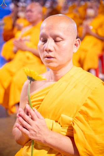 ภาพ No.280308:วันที่ 31 ธันวาคม พ.ศ.2568 -วันที่ 1 มกราคม พ.ศ.2569 พิธีฉลองชัยสวดมนต์บทธัมมจักกับปปวัตนสูตร ครบ 8,000,000,000 จบ , พิธีสวดมนต์ข้ามปี ณ วัดพระธรรมกาย