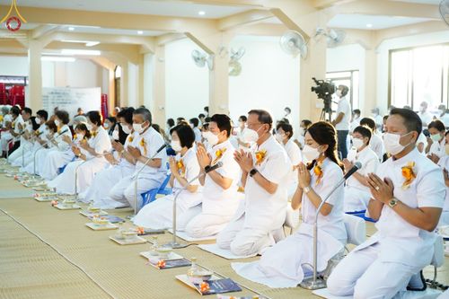 ภาพ No.72639:พิธีถวายภัตตาหารเป็นสังฆทาน แด่คณะพระธรรมยาตราฯ ในโครงการธรรมยาตรากตัญญูบูชา มหาปูชนียาจารย์ พระมงคลเทพมุนี(สด จนฺทสโร) พระผู้ปราบมาร อนุสรณ์สถาน 7 แห่ง ปีที่ 11 วันที่ 19 มกราคม พ.ศ. 2566