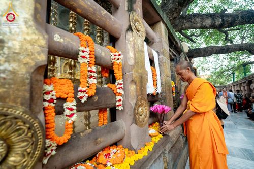 ภาพ No.176072:พิธีทอดผ้าป่าสมทบกฐิน ณ วัดพุทธคยา บานา วิหาร เมืองคยา รัฐพิหาร ประเทศอินเดีย โดยมูลนิธิธรรมกาย ในนามหลวงพ่อธัมมชโย  วันที่ 12 พฤศจิกายน พ.ศ. 2567