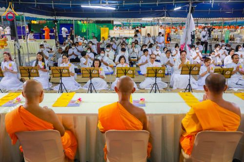 ภาพ No.118000:พิธีถวายภัตตาหารเป็นสังฆทาน แด่คณะพระธรรมยาตรา ปีที่ 12 วันที่ 24 มกราคม พ.ศ. 2567 ณ อนุสรณ์สถานบางนางแท่น จ.นครปฐม