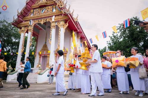 ภาพ No.95709:พิธีทอดกฐินสามัคคีทั่วไทย 5,000 วัด วัดม่วงเฒ่า จ.กาญจนบุรี วันที่ 31 ตุลาคม พ.ศ. 2566