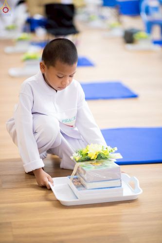 ภาพ No.225311:วันอาทิตย์ที่ 18 พฤษภาคม พ.ศ. 2568 พิธีร่วมบุญการศึกษา พระภิกษุ สามเณร ณ ห้องแก้วสารพัดนึก 2 วัดพระธรรมกาย