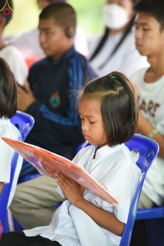 ภาพ No.87605:พิธีสวดพุทธมนต์วันละสังขาร คุณยายอาจารย์ มหารัตนอุบาสิกาจันทร์ ขนนกยูง และพิธีเทคอนกรีตฐานราก อาคาร 80 ปี หลวงพ่อธัมมชโย ณ ศูนย์ปฏิบัติธรรมวิหารแดง ต.เจริญธรรม อ.วิหารแดง จ.สระบุรี วันที่ 10 กันยายน พ.ศ. 2566