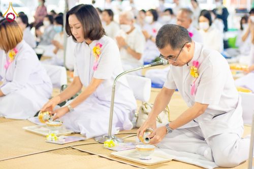 ภาพ No.119881:พิธีถวายภัตตาหารเป็นสังฆทาน แด่คณะพระธรรมยาตรา ปีที่ 12 วันที่ 28 มกราคม พ.ศ. 2567 ณ อนุสรณ์สถานบางปลา จ.นครปฐม