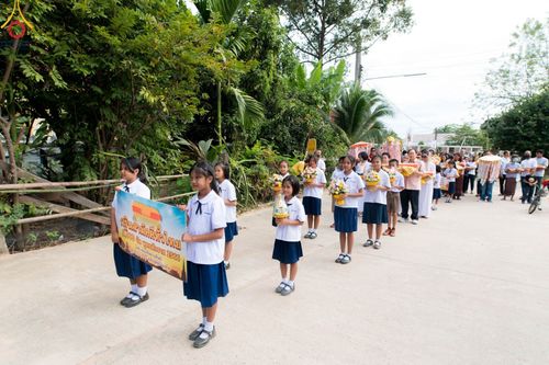 ภาพ No.98935:พิธีทอดกฐินสามัคคีทั่วไทย 5,000 วัด  ณ วัดกันทรอมอุดม อ.ขุนหาญ จ.ศรีสะเกษ วันที่ 26 พฤศจิกายน พ.ศ. 2566