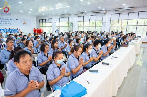 โรงพยาบาลส่งเสริมสุขภาพตำบลคลองสอง ร่วมกับวัดพระธรรมกาย จัดประชุม อสม. เพื่อพัฒนาการปฏิบัติงาน-สร้างการให้บริการเชิงรุกในชุมชน วันอังคารที่ 5 มีนาคม พ.ศ. 2567 ณ ห้องประชุมอาคารปลูกศรัทธา วัดพระธรรมกาย อ.คลองหลวง จ.ปทุมธานี