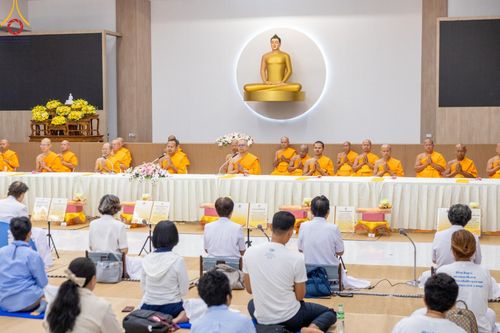 ภาพ No.127722:พิธีถวายภัตตาหารเป็นสังฆทาน แด่คณะพระธรรมยาตราฯ ในโครงการธรรมยาตราอัญเชิญพระบรมสารีริกธาตุ ประดิษฐาน ณ มหารัตนเจดีย์สิริปทุมสวรรค์ อ.บางกล่ำ จ.สงขลา วันที่ 8 มีนาคม พ.ศ. 2567