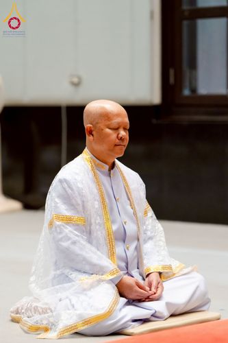 ภาพ No.223529:วันที่ 11 พฤษภาคม พ.ศ. 2568 พิธีบรรพชาของอุบาสก พิสิทธิ์ หมื่นแกล้ว  ณ วัดพระธรรมกาย