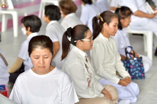 ภาพ No.230735:วันที่ 28 มิถุนายน พ.ศ. 2568 พิธีตัดปอยผมและปลงผม โครงการบวชพระนานาชาติ AEC & WAB รุ่นที่ 9 ณ วิหารคด 2 วัดพระธรรมกาย