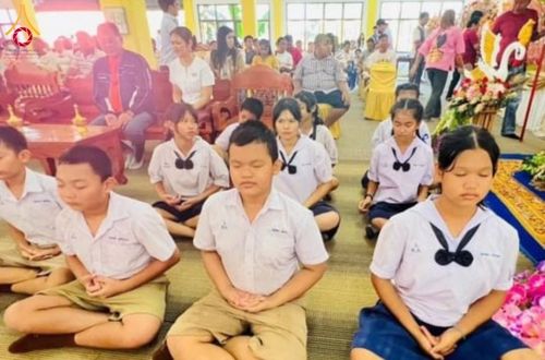 ภาพ No.176741:พิธีทอดกฐิน ณ วัดแสนกุมราวาสฯ จ.ฉะเชิงเทรา ในโครงการกฐินสามัคคีทั่วไทย 30,000 วัด บูชาธรรม 80 ปี หลวงพ่อธัมมชโย โดยคณะศิษยานุศิษย์วัดพระธรรมกาย วันที่ 27 ตุลาคม พ.ศ.2567 กฐินสัมฤทธิ์เด็กดี V-Star โรงเรียนวัดแสนกุมราวาสฯ จ.ฉะเชิงเทรา