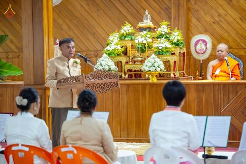 ภาพ No.80881:พิธีตักบาตรพระ ๒๑๖ รูป และ พิธีถวายมหาสังฆทาน ๕๒ วัด ฉลองครบรอบ ๑๖ ปี ธุดงคสถานพรรัตนแพร่ วันอังคารที่ ๙ พฤษภาคม พ.ศ.๒๕๖๖ ณ ธุดงคสถานพรรัตนะ อำเภอวังชิ้น จังหวัดแพร่