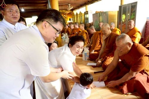 ภาพ No.265129:วันที่ 17 ตุลาคม พ.ศ. 2568 พิธีทอดกฐินสามัคคีทั่วไทย ที่พักสงฆ์พุทธอุทยานปากขาแข้ง ต.เขาโจด อ.ศรีสวัสดิ์ จ.กาญจนบุรี โดยคณะศิษยานุศิษย์ บูชาธรรม 81 ปี หลวงพ่อธัมมชโย