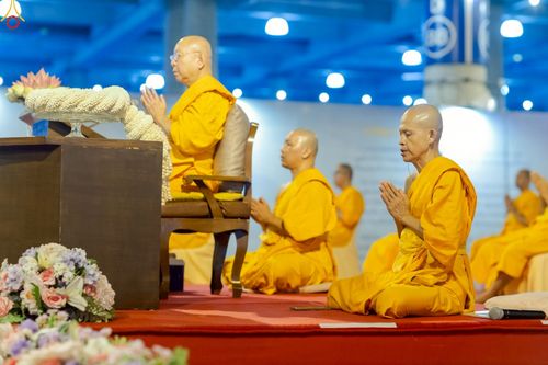 ภาพ No.244363:วันที่ 7 กันยายน พ.ศ. 2568 พิธีฉลองชัยสวดมนต์บทธัมมจักกัปปวัตตนสูตร 7,681,108,108 จบ ณ มหารัตนวิหารคด วัดพระธรรมกาย