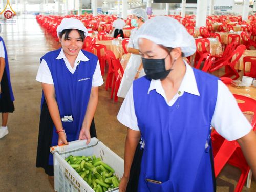 ภาพ No.60171:คณะสงฆ์ 10,000 กว่าวัดฉันภัตตาหารเพล ในวันคุ้มครองโลก วันจันทร์ที่ 22 เมษายน พ.ศ. 2567 ณ สภาธรรมกายสากล วัดพระธรรมกาย