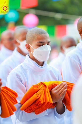 ภาพ No.130423:พิธีบรรพชาธรรมทายาท ในโครงการบรรพชา 1,250 รูป ณ แดนประสูติ สวนลุมพินี ประเทศเนปาล วันที่ 9 มีนาคม พ.ศ. 2567