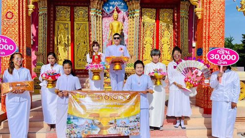 ภาพ No.178879:พิธีทอดกฐิน ณ วัดสร่างโศก อ.บางบ่อ จ.สมุทรปราการ ในโครงการกฐินสามัคคีทั่วไทย 30,000 วัด บูชาธรรม 80 ปี หลวงพ่อธัมมชโย โดยคณะศิษยานุศิษย์วัดพระธรรมกาย วันที่ 10 พฤศจิกายน พ.ศ. 2567