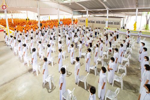 ภาพ No.86624:พิธีเจริญพระพุทธมนต์ถวายพระพรชัยมงคลแด่ สมเด็จพระนางเจ้าสิริกิติ์ พระบรมราชินีนาถ พระบรมราชชนนีพันปีหลวง พระบาทสมเด็จพระวชิรเกล้าเจ้าอยู่หัว และสมเด็จพระนางเจ้าฯ พระบรมราชินี วันจันทร์ที่ ๒๘ สิงหาคม พ.ศ. ๒๕๖๖ ณ มณฑลพิธีฯ อาคารโถงช้างฯ วัดพระธรรมกาย