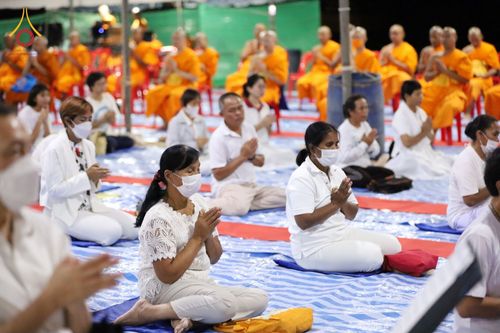 ภาพ No.76150:พิธีกลั่นแผ่นดินสร้างมหาเจดีย์ปัตตานี , พิธีตักบาตรแด่พระภิกษุสงฆ์ 159 รูป ,  พิธีทอดผ้าป่า , พิธีโปรยรัตนชาติ ,  พิธีจุดประทีปถวายเป็นพุทธบูชา ณ ศูนย์อบรมเยาวชนปัตตานี จ.ปัตตานี วันอาทิตย์ที่ 5 กุมภาพันธ์ พ.ศ.2566