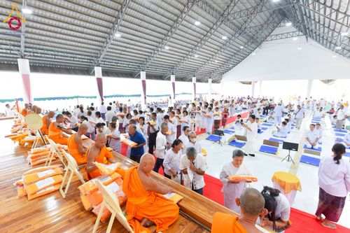 ภาพ No.216607:วันเสาร์ที่ 5 เมษายน พ.ศ. 2568 พิธีทอดผ้าป่าสามัคคีสร้างกุฎิสงฆ์ ณ ธุดงคสถานอำนาจเจริญ