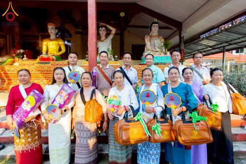 ภาพ No.224345:วันที่ 8 พฤษภาคม พ.ศ. 2568 พิธีถวายมหาสังฆทาน 101 วัด  บูชาธรรมอายุวัฒนมงคล 100 ปี สมเด็จอาชญาธรรมพระเจ้า สมเด็จพระสังฆราชแห่งคณะสงฆ์ไทยเขิน นครเชียงตุง ในนามพระครูบาไชยบูลย์ ธัมมชโย ณ วัดราชฐานหลวงเชียงยืน รัฐฉาน สาธารณรัฐแห่งสหภาพเมียนมา