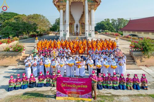 ภาพ No.106438:พิธีทอดผ้าป่าทำนุบำรุงศาสนสถาน ณ วัดใหม่พิบูลย์ผล ต.บางเลน อ.สองพี่น้อง จ.สุพรรณบุรี วันที่ 5 มกราคม พ.ศ. 2567