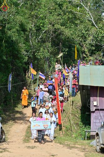 ภาพ No.99285:พิธีทอดกฐินสามัคคีทั่วไทย 5,000 วัด (สร้างที่พักสงฆ์) ณ สำนักสงฆ์บ้านแม่ลิดหลวง อ.แม่สะเรียง จ.แแม่ฮ่องสอน วันที่ 25 พฤศจิกายน พ.ศ.2566