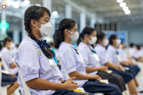 ภาพ No.89616:อบรมเชิงปฏิบัติการจัดกิจกรรมทอดกฐินสัมฤทธิ์ และพิธีมอบผ้าไตรประธานกฐินสัมฤทธิ์เด็กดี V-Star ประจำปีพุทธศักราช 2566  วันเสาร์ที่ 9 กันยายน พ.ศ. 2566 ณ สภาธรรมกายสากล วัดพระธรรมกาย จ.ปทุมธานี