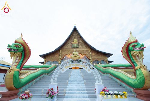 ภาพ No.210624:วันพฤหัสบดีที่ 13 มีนาคม พ.ศ. 2568  สมโภชพระประธานอุโบสถวัดป่าอุบลแก้ว จังหวัดอุบลราชธานี