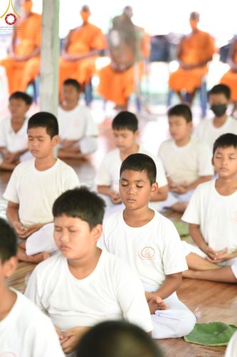 ภาพ No.133171:พิธีตัดปอยผม ธรรมทายาท โครงการสามเณรฟื้นฟูพระพุทธศาสนาทั่วไทย ณ ศูนย์ปฏิบัติธรรมวิหารแดง ตำบลเจริญธรรม อำเภอวิหารแดง จ.สระบุรี  วันที่ 31  มีนาคม พ.ศ. 2567