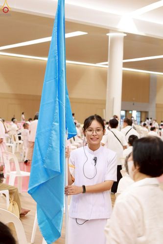 ภาพ No.228277:วันอาทิตย์ที่ 8 มิถุนายน พ.ศ. 2568 พิธีถวายทุนสนับสนุนพระไตรปิฎกฉบับธรรมชัย และอนุรักษ์คัมภีร์โบราณ ณ ห้องแก้วสารพัดนึก 2 วัดพระธรรมกาย