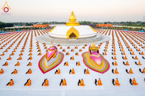 ภาพ No.116832:พระธรรมยาตราร่วมปฏิบัติธรรม และถ่ายภาพหมู่ประวัติศาสตร์ ปีที่ 12  วันที่ 21 มกราคม พ.ศ. 2567  ณ อนุสรณ์สถานบางปลา จ.นครปฐม