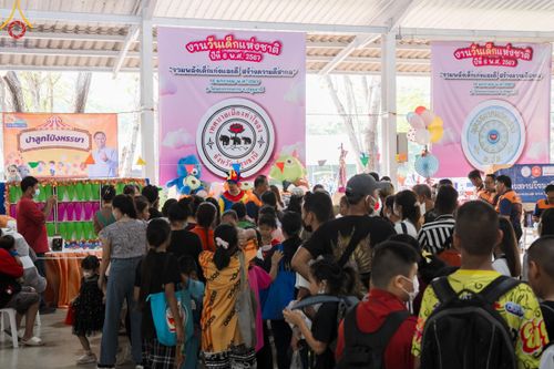 ภาพ No.111187:กิจกรรมงานวันเด็กแห่งชาติ รวมพลังเด็กเก่งและดี สร้างความดีสากล ปีที่ 6 ร่วมจัดโดย เทศบาลเมืองท่าโขลง พุทธสมาคมปทุมธานี องค์การบริหารส่วนตำบลคลองสาม ณ วัดพระธรรมกาย จ.ปทุมธานี วันที่ 13 มกราคม พ.ศ. 2567