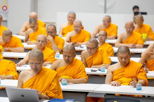 ภาพ No.63381:การสัมมนา World Peace Inner Peace : Lord Buddha 's Social Doctrine to resolve Global Issues ณ อาคาร 100 ปี คุณยายอาจารย์ฯ วัดพระธรรมกาย วันพฤหัสบดี ที่ 25 เมษายน พ.ศ. 2567