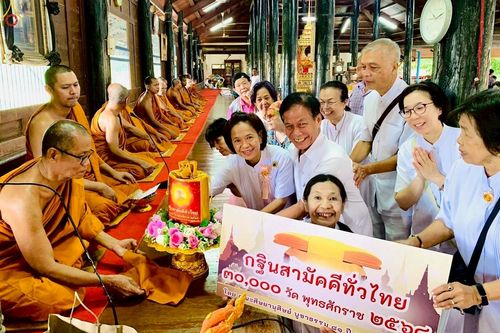 ภาพ No.278035:วันที่ 19 ตุลาคม พ.ศ. 2568 พิธีทอดกฐินสามัคคีทั่วไทย ณ วัดใหญ่สว่างอารมณ์ อ.ปากเกร็ด จ.นนทบุรี โดยคณะศิษยานุศิษย์ บูชาธรรม 81 ปี หลวงพ่อธัมมชโย