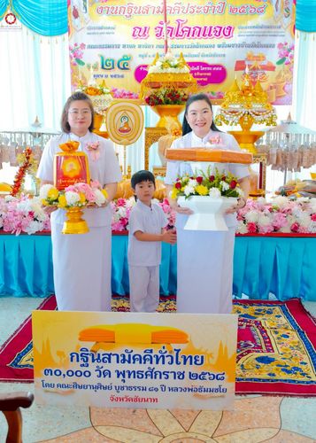 ภาพ No.268814:วันที่ 25 ตุลาคม พ.ศ. 2568 พิธีทอดกฐินสามัคคีทั่วไทย ณ วัดโคกแจง อ.มโนรมย์ จ.ชัยนาท โดยคณะศิษยานุศิษย์ บูชาธรรม 81 ปี หลวงพ่อธัมมชโย