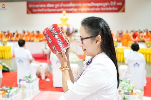 ภาพ No.228098:วันอาทิตย์ที่ 8 มิถุนายน พ.ศ. 2568 พิธีตักบาตรพระ 500 รูป ปีที่ 10 ณ ธุดงคสถานล้านนา อำเภอสันทราย จังหวัดเชียงใหม่
