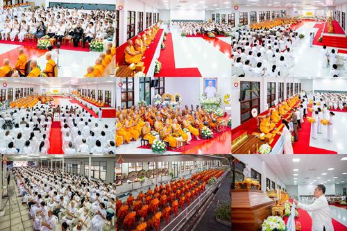 ภาพ No.314499:วันศุกร์ที่ 20 มีนาคม พ.ศ. 2569 พิธีบำเพ็ญกุศล คุณพ่อณรงค์ จินตมากุล โยมบิดา พระครูปลัดรัตนวีรวัฒน์ (รังสฤษดิ์ อิทฺธิจินตโก) ที่ปรึกษาเจ้าคณะจังหวัดปทุมธานี เจ้าอาวาสวัดพระธรรมกาย  ณ ห้องปลูกศรัทธา 2 วัดพระธรรมกาย ปทุมธานี